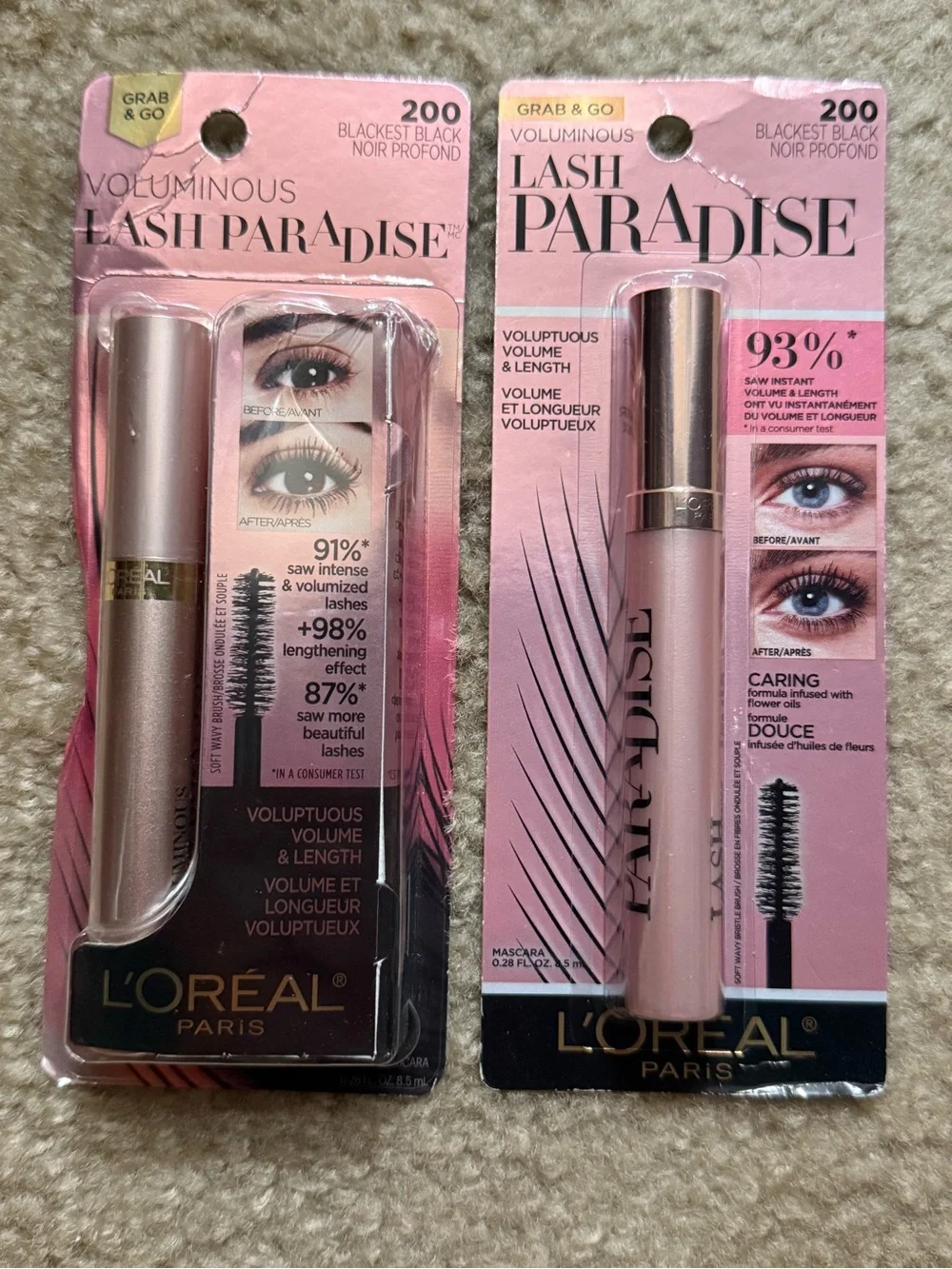 L’Oreal Lash Paradise Mascara (Bundle of 4)
